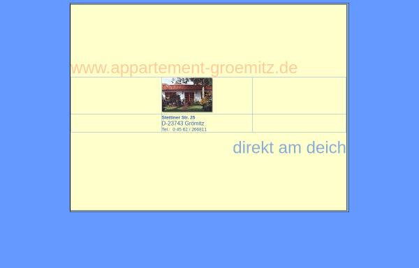 Vorschau von www.appartement-groemitz.de, Appartement Birgit Wilhelm