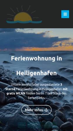 Vorschau der mobilen Webseite www.ferien-wohnung-heiligenhafen.de, Werner Traxler