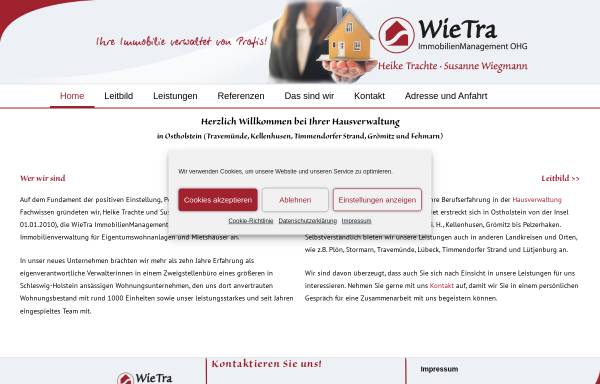 Vorschau von www.wietra-immobilien.de, WieTra ImmobilienManagement OHG