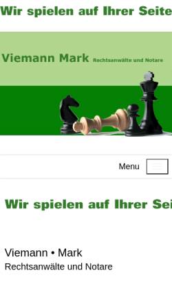 Vorschau der mobilen Webseite www.bsv-recht.de, Rechtsanwälte und Notare Benöhr, Sieverding und Viemann