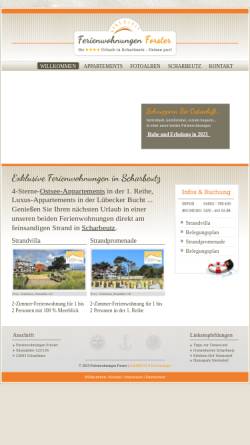 Vorschau der mobilen Webseite www.scharbeutz-strandallee.de, Ferienwohnungen Forster