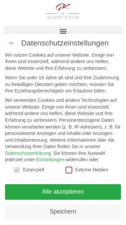 Vorschau der mobilen Webseite halbzeitcatering.de, Halbzeit Catering