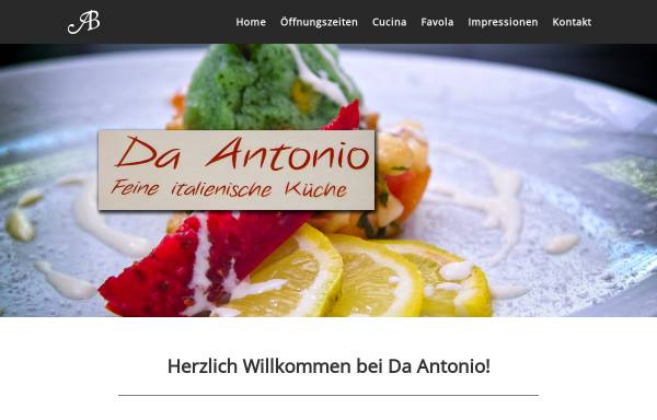 Vorschau von www.ristorante-da-antonio.de, Da Antonio