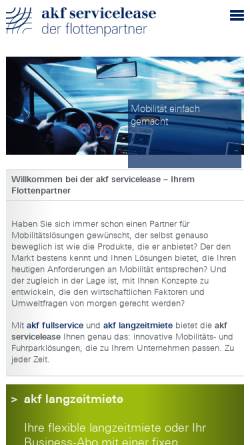 Vorschau der mobilen Webseite www.fleet-service-nord.de, Fleet Service Nord KG