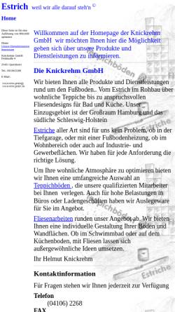 Vorschau der mobilen Webseite www.knickrehm-gmbh.de, Knickrehm GmbH