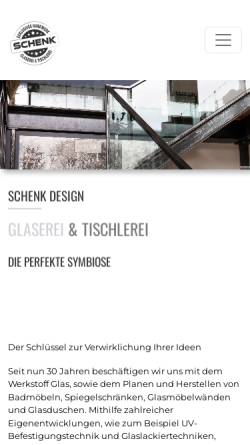 Vorschau der mobilen Webseite schenkdesign.de, Schenk-Design