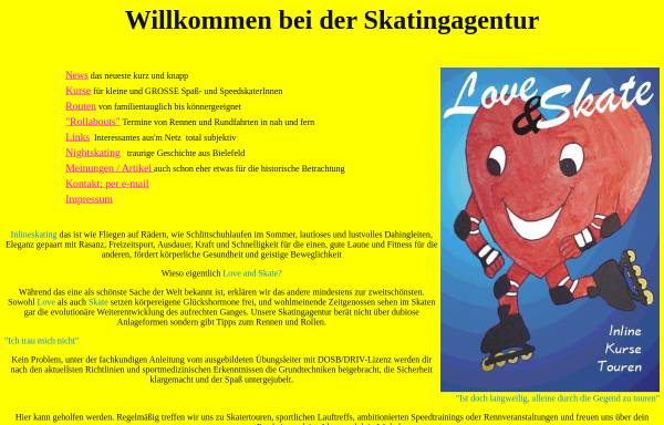 Vorschau von www.loveandskate.de, Love & Skate