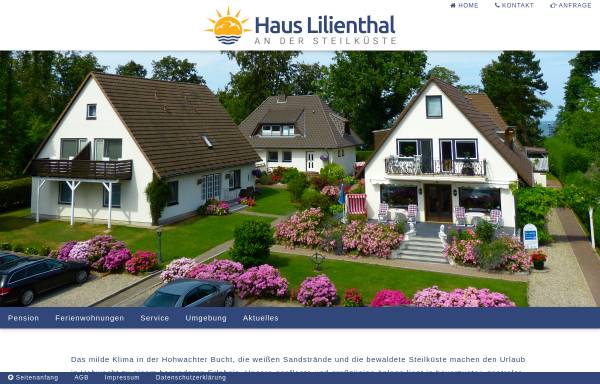 Vorschau von www.haus-lilienthal.de, Haus Lilienthal
