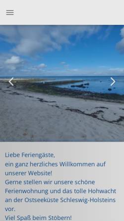 Vorschau der mobilen Webseite fewo-kuehnemuth.de, Fewo Kühnemuth