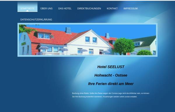 Vorschau von www.hotelseelust.de, Hotel Seelust