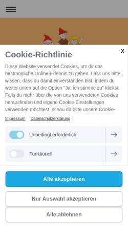 Vorschau der mobilen Webseite www.preetzer-krabbelzwerge.de, Preetzer Krabbelzwerge