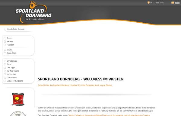 Vorschau von www.sportland-dornberg.de, Sportland Dornberg