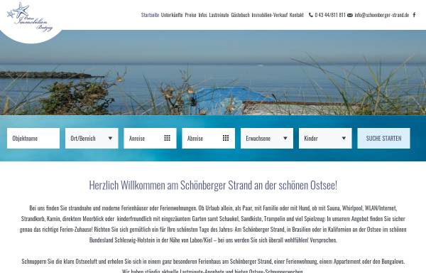 Vorschau von www.ostsee-fee.de, Ostsee Immobilien Butzug