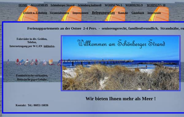 Vorschau von www.xn--mami-gnther-ostsee-r6b.de, Ferienappartement Manfred u. Maria Günther