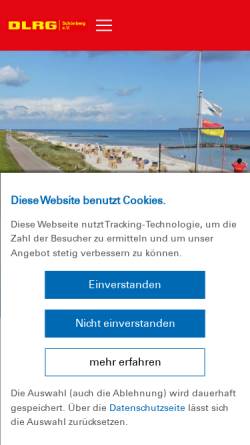 Vorschau der mobilen Webseite schoenberg.dlrg.de, DLRG Ortsgruppe Schönberg/ Holstein