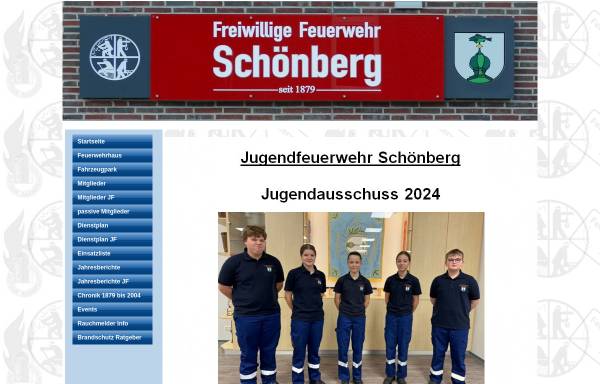 Vorschau von ff-schoenberg.de, Freiwillige Feuerwehr Schönberg