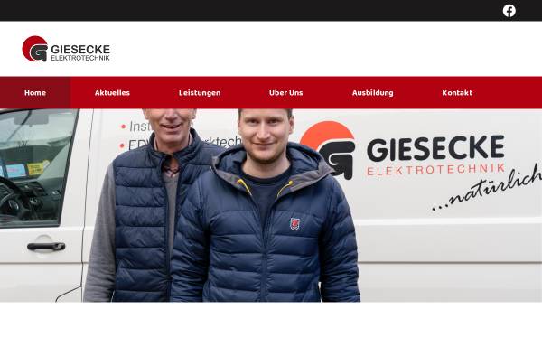 Vorschau von www.giesecke-elektrotechnik.de, Giesecke Elektrotechnik
