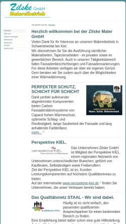 Vorschau der mobilen Webseite www.malermeister-zilske.de, Malermeister Zilske