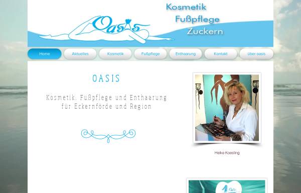 Vorschau von www.oasis-goosefeld.com, Kosmetikstudio Oasis
