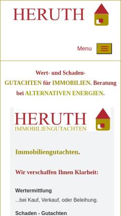 Vorschau der mobilen Webseite heruth.com, Heruth Immobilien