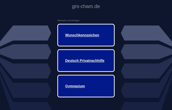 Vorschau von www.grs-cham.de, Gerhardinger Realschule Cham