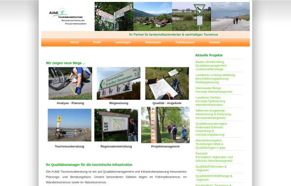 Vorschau von www.aube-umweltakademie.de, Akademie für Umweltforschung und -bildung in Europa (AUbE) e.V.