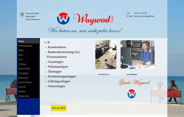 Vorschau von www.woywod2000.de, Heizung und Sanitär Siegfried Woywod