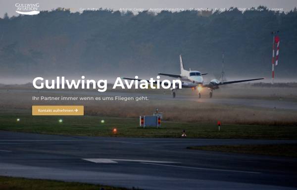 Vorschau von www.gullwing-aviation.de, Gullwing Aviation Luftfahrtservice