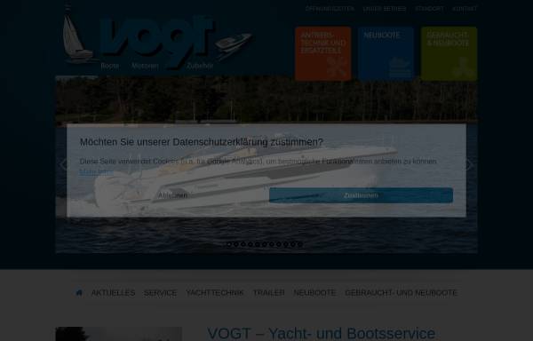 Vorschau von www.vogt-kappeln.de, Motorenservice Vogt