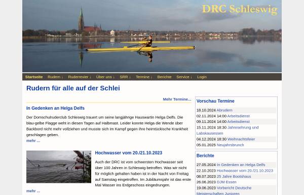 Vorschau von www.drc-schleswig.de, Domschulruderclub Schleswig