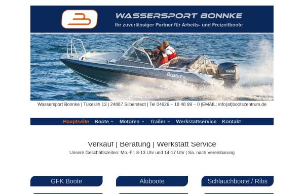 Vorschau von www.bootszentrum.de, Wassersport Bonnke