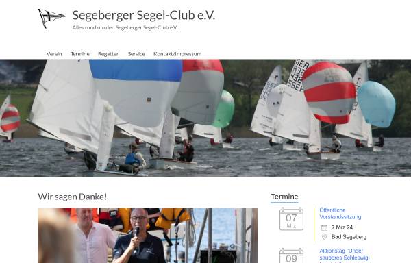 Vorschau von www.segebergersegelclub.de, Segeberger Segel Club e.V.