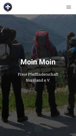 Vorschau der mobilen Webseite www.fpnordland.de, Freie Pfadfinderschaft Nordland e.V.