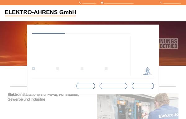 Vorschau von elektro-ahrens.de, Elektro-Ahrens