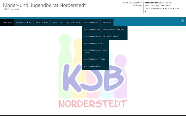 Vorschau von www.kjb-norderstedt.de, Kinder- und Jugendbeirat Norderstedt