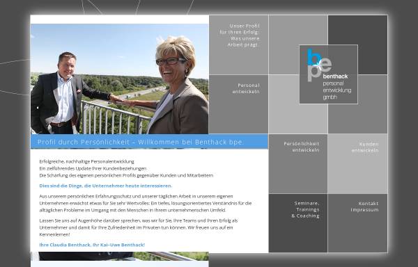 Vorschau von www.b-pe.de, Benthack Personal Entwicklung GmbH