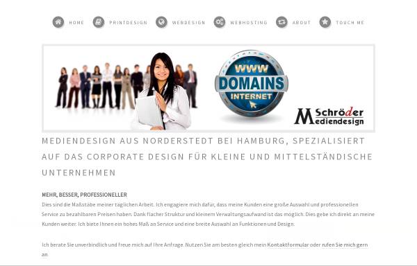Vorschau von www.schroeder-mediendesign.com, Michael Schröder Mediendesign