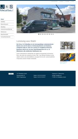 Vorschau der mobilen Webseite www.js-metallbau.de, JS Metallbau