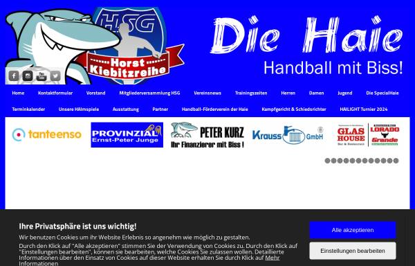 Vorschau von www.hsg-2010.de, HSG Horst/Kiebitzreihe