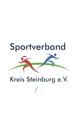 Vorschau der mobilen Webseite www.sportverband-steinburg.de, Kreissport-Verband Steinburg