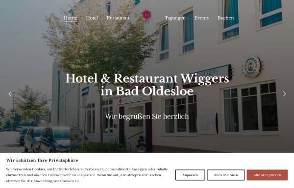 Vorschau von hotel-wiggers.de, Hotel Wiggers