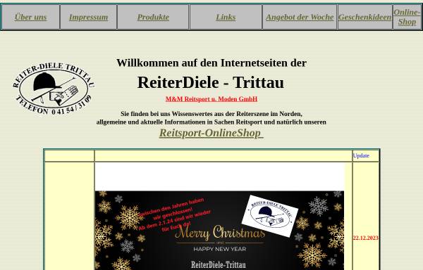 Vorschau von www.reiterdiele-trittau.de, Reiter-Diele