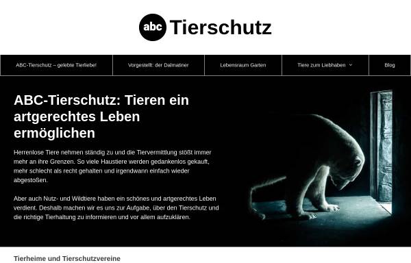 Vorschau von www.abc-tierschutz.de, ABC-Tierschutz