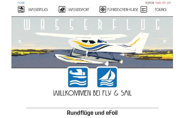 Vorschau von flysail.de, Fly & Sail