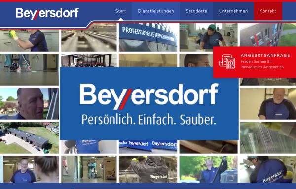 Vorschau von www.beyersdorf.de, Beyersdorf Dienstleistungen GmbH & Co. KG