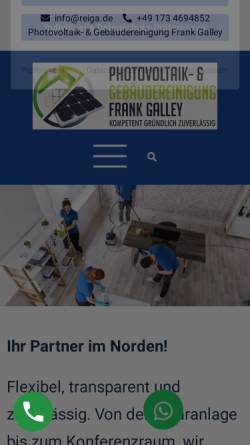 Vorschau der mobilen Webseite www.gebaeudeservice-galley.de, Photovoltaik & Gebäudeservice Galley