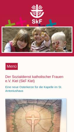 Vorschau der mobilen Webseite www.skf-kiel.de, Kinder in Kiel