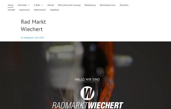 Vorschau von www.fahrrad-kiel.com, Rad-Sport-Markt, B. Wiechert