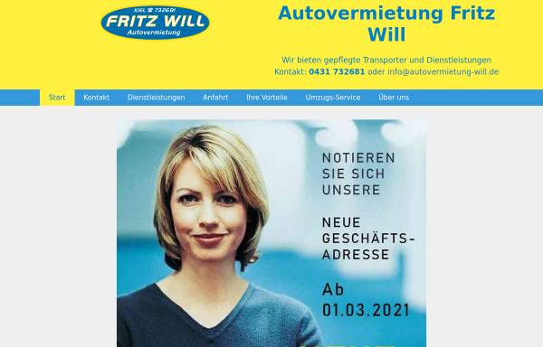 Vorschau von fritz-will.de, Fritz Will Autovermietung