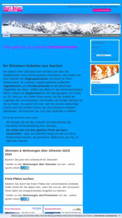 Vorschau der mobilen Webseite www.skireisen-agentur.de, Sport-Reisen Duo - Arno Kallfelz